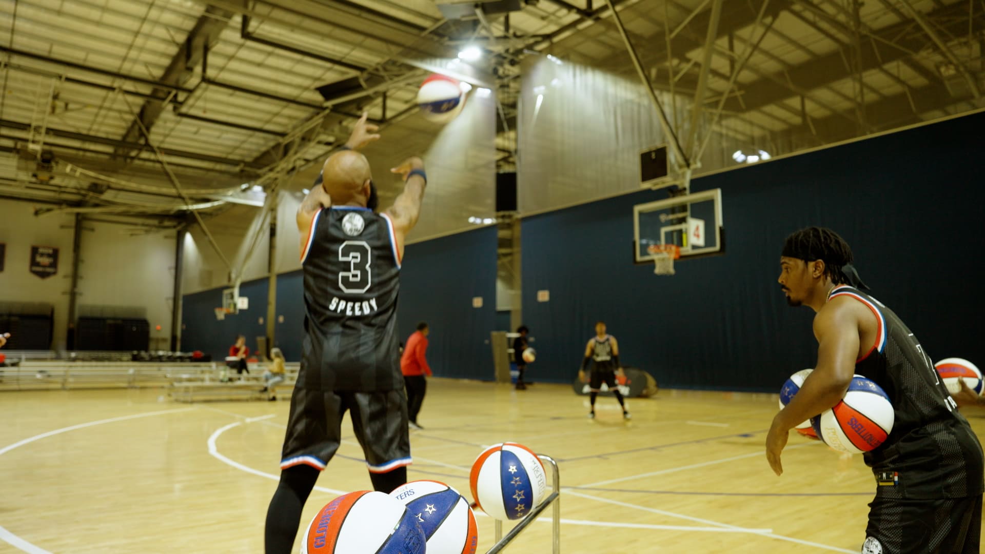 Video thumbnail for Darnell Speedy Artis Most Basketball Four-Pointers in One Minute