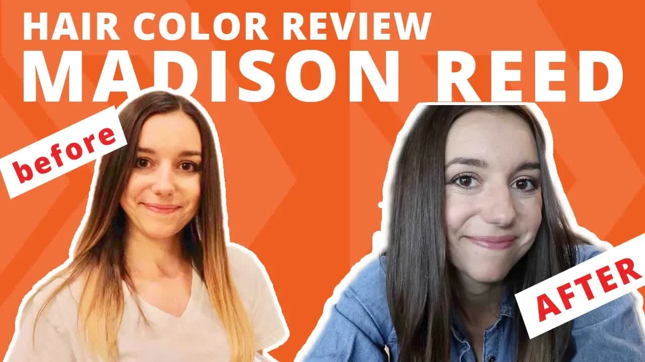 Video thumbnail for debt free millennials: madison reed at-home hair color review: covering balayage & greys for $20!