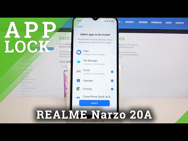 Video thumbnail for How to Set Up App Lock on REALME Narzo 20A – Protect Apps