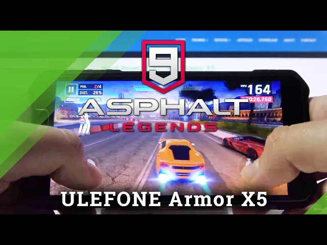 Video thumbnail for Gaming Performance Checkup on Ulefone Armor x5 - Asphalt 9 Gameplay