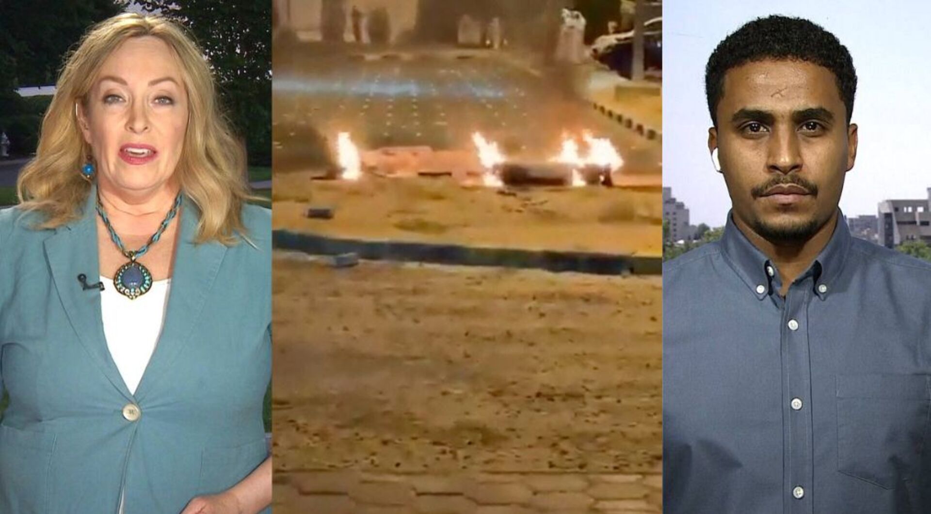 Video thumbnail for Iran targets Bahrain and Kuwait as US launches strikes on Qeshm Island