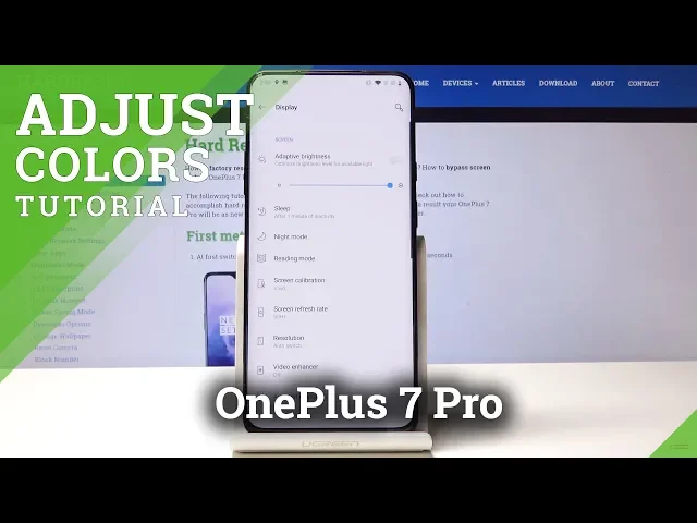 Video thumbnail for How to Adjust Display Colors in OnePlus 7 Pro - Personalize Display Temperature