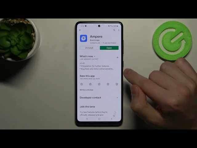 Video thumbnail for How to Check Battery Info in Samsung Galaxy A51? Ampere Application