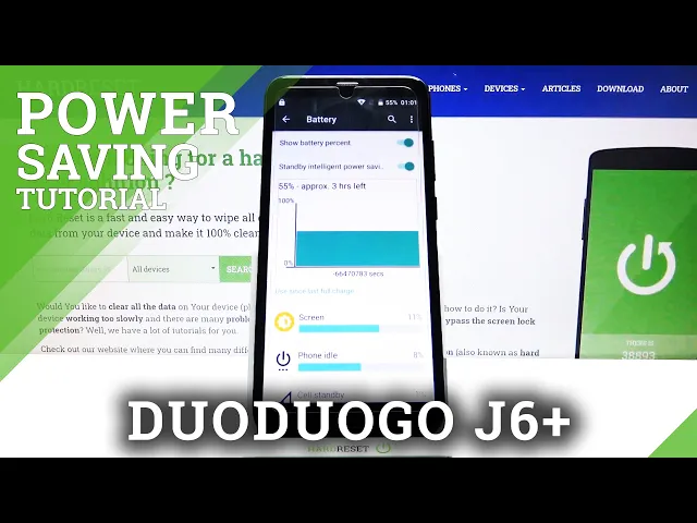 Video thumbnail for How to Enable Power Saving Mode in DUODUOGO J6+ - Battery Saver