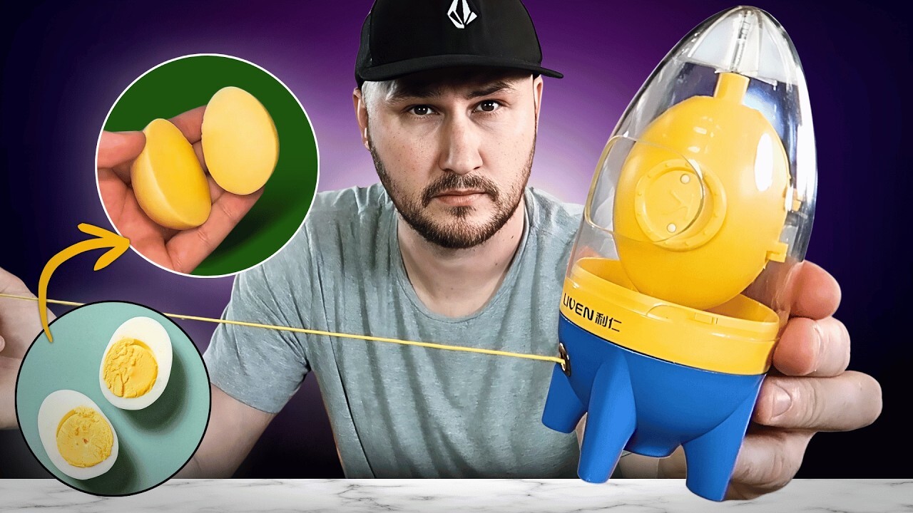 Video thumbnail for Crazy Boiled Egg Scrambler - 13 New Kitchen Gadgets I found on Amazon