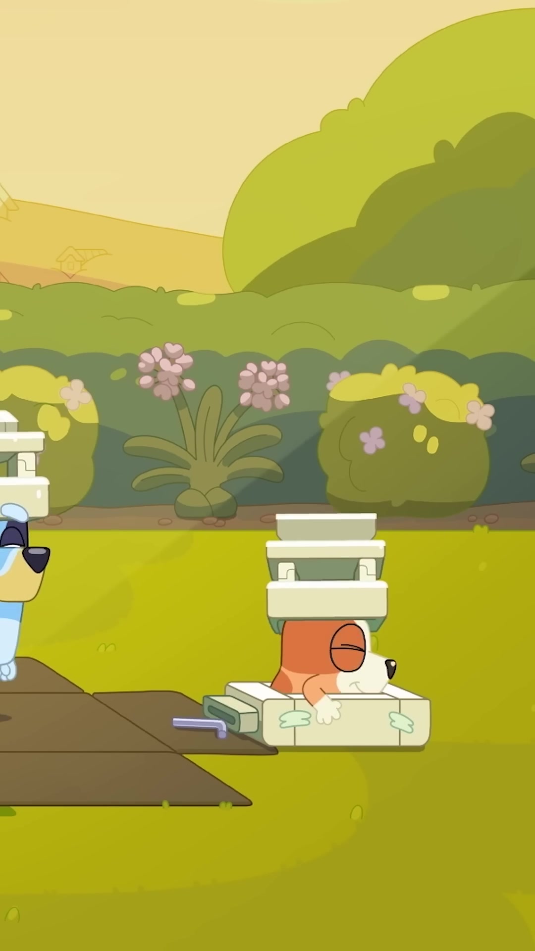 Video thumbnail for All Grown Up! Cute Bingo and Bluey moment Bingo   Official Channel #ytshorts