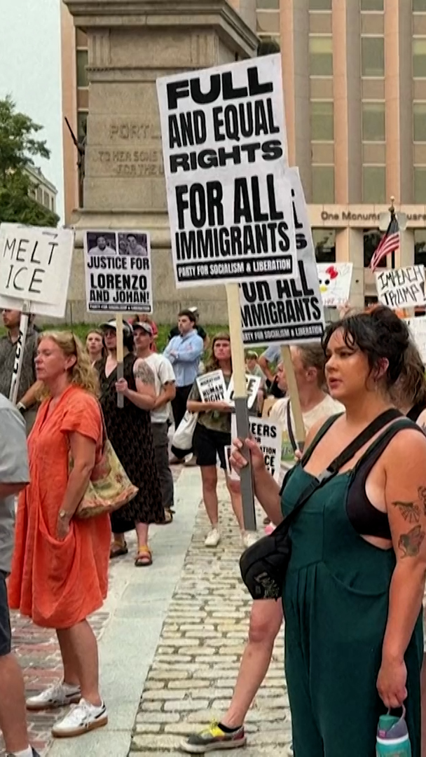 Video thumbnail for Calls grow to abolish ICE after deadly US shootings