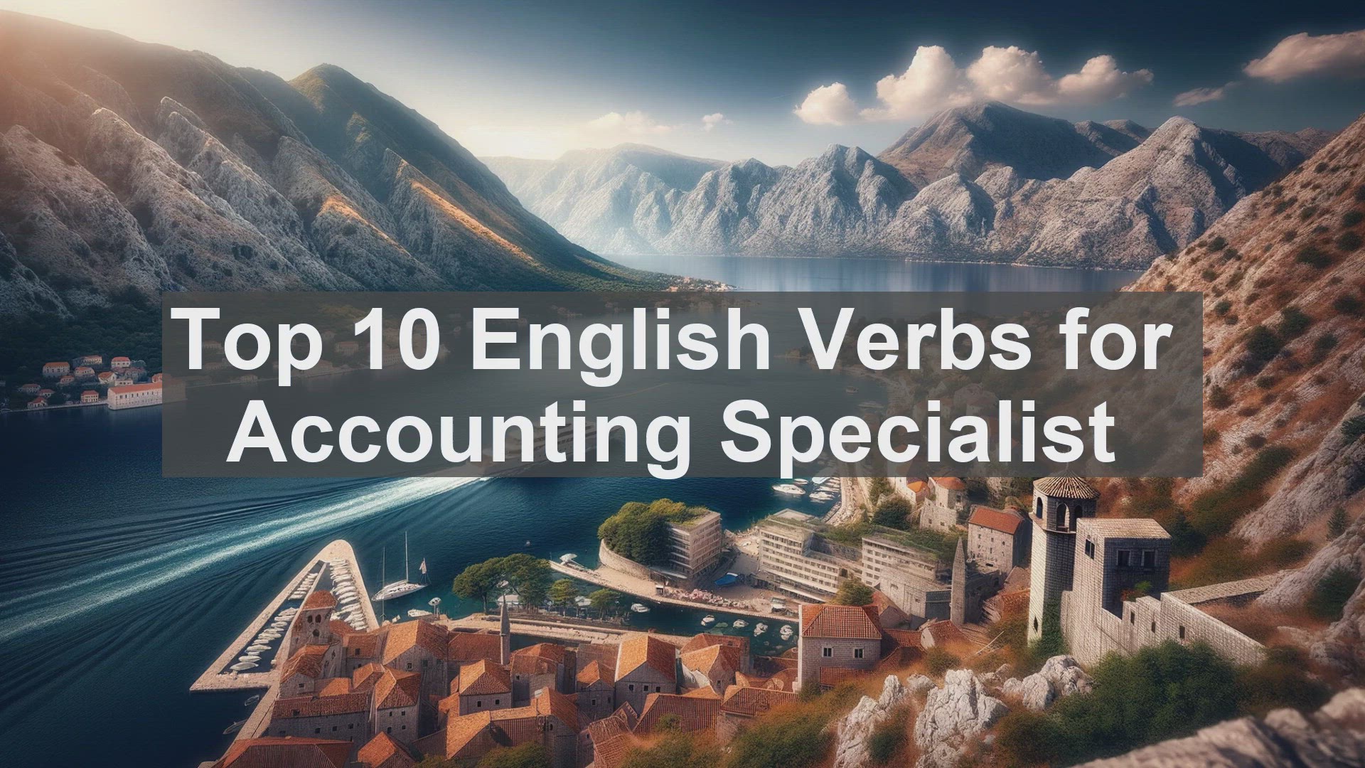 'Video thumbnail for Top 10 English Verbs for Accounting Specialist'