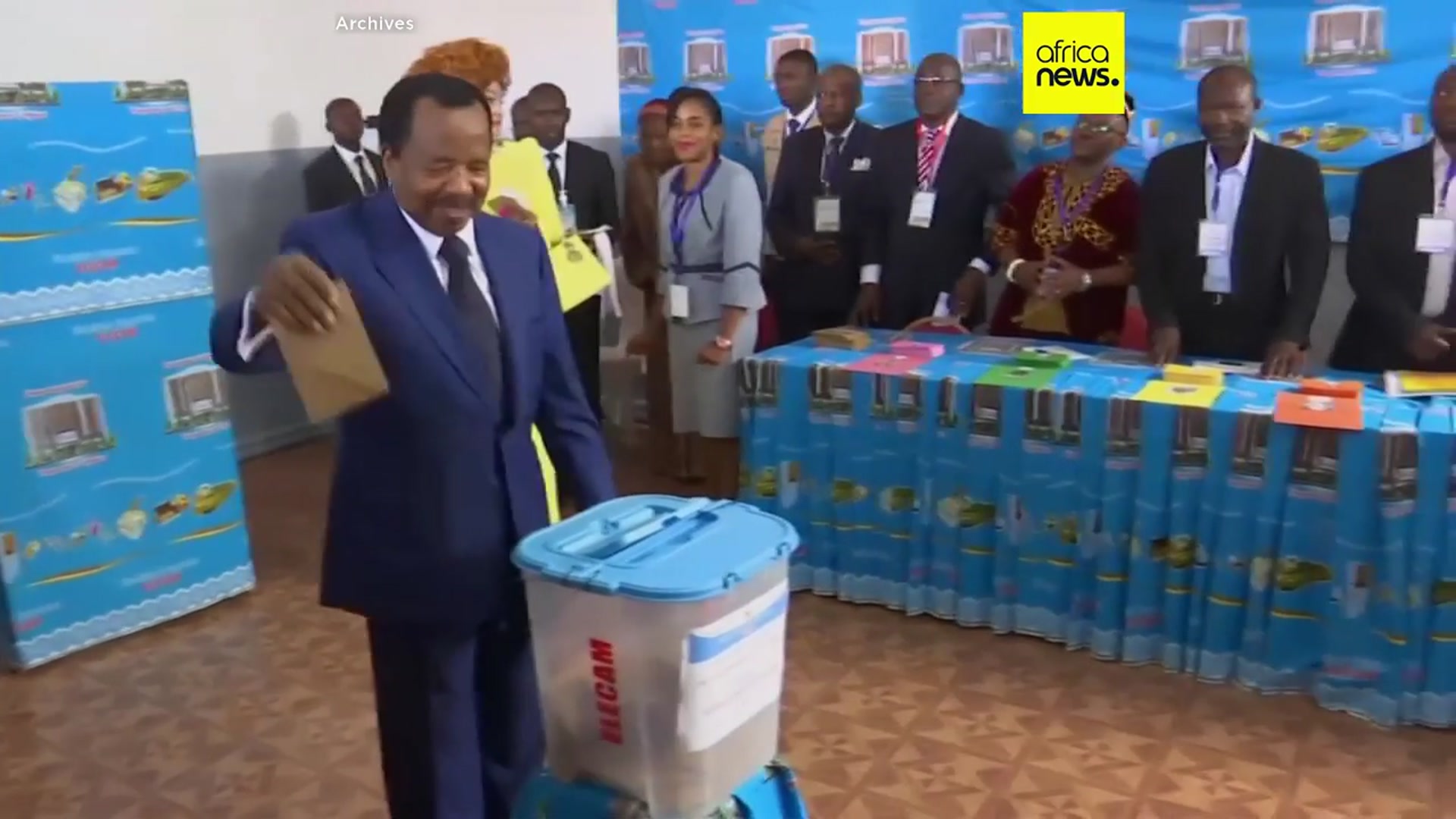 'Video thumbnail for Cameroonian opposition leader Maurice Kamto appeals election disqualification'