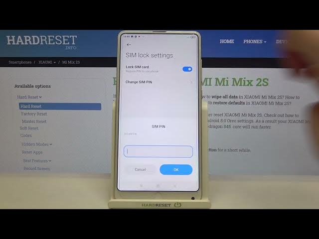 Video thumbnail for How to Change SIM PIN on XIAOMI Mi Mix 2S - Set New SIM Card PIN