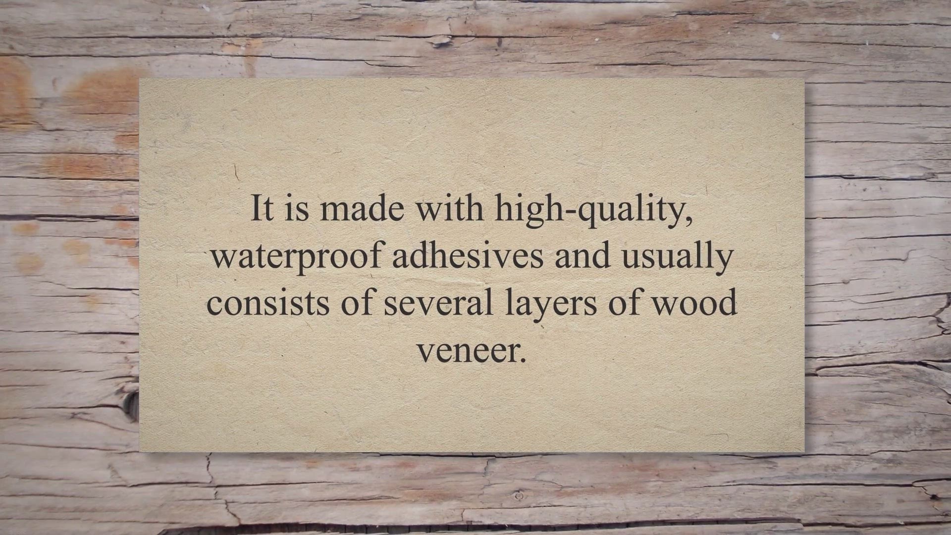 Video thumbnail for How to Identify Marine Plywood?