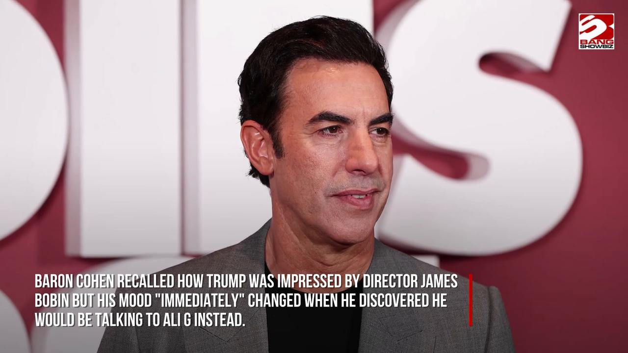 Video thumbnail for Sacha Baron Cohen: Donald Trump has elements of brilliance