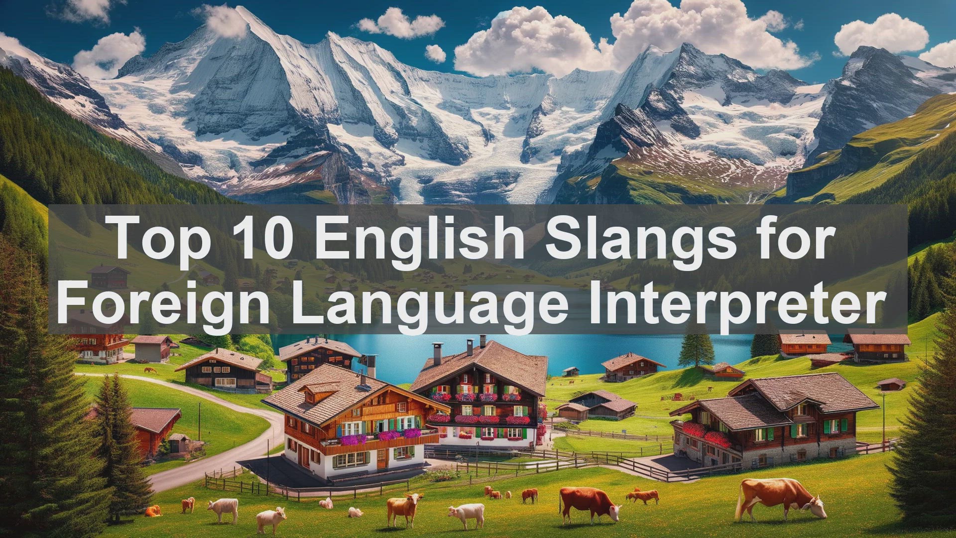 'Video thumbnail for Top 10 English Slangs for Foreign Language Interpreter'