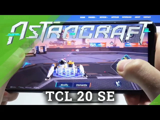 Video thumbnail for TCL 20 SE - Astracraft Game Test