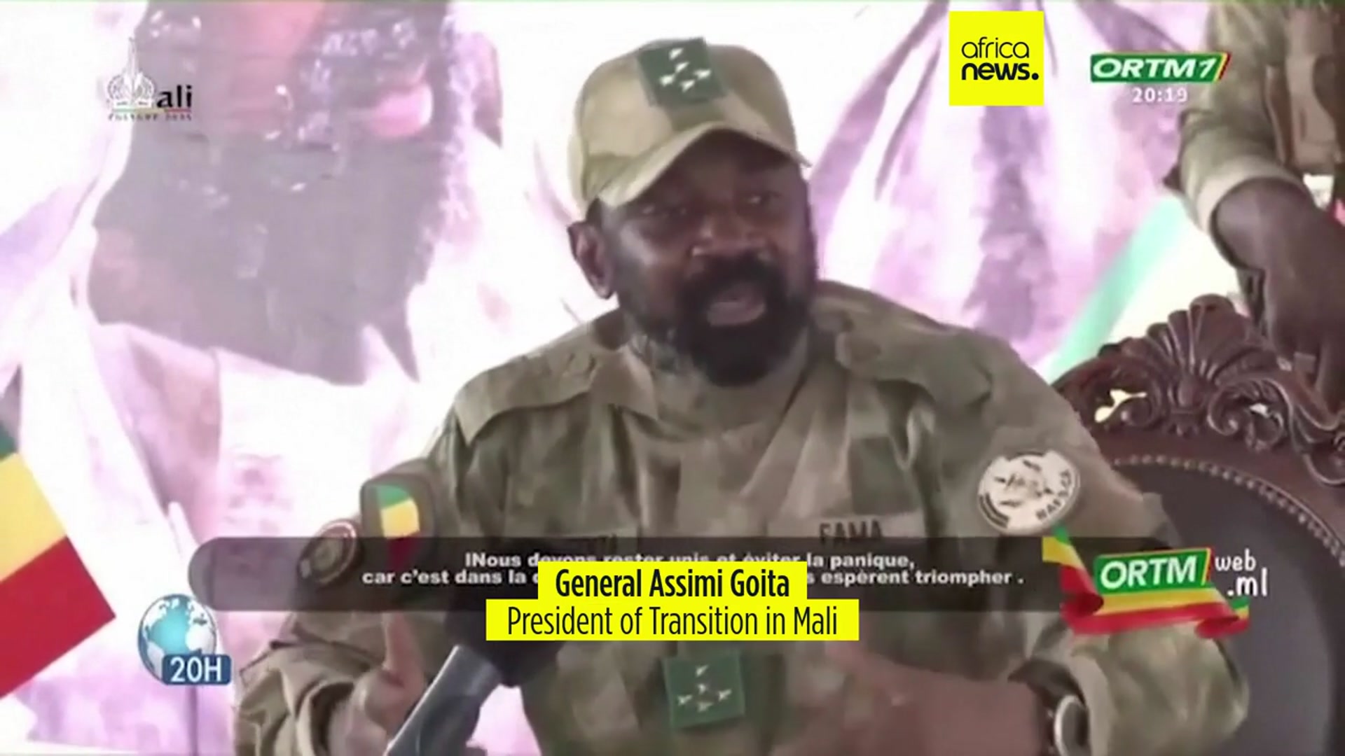 'Video thumbnail for Mali’s leader addresses deadly fuel crisis amid jihadi blockade'