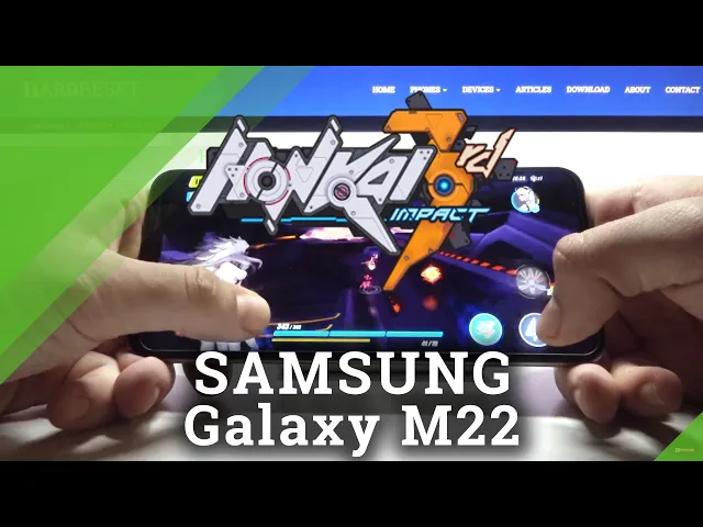 Video thumbnail for Honkai Impact 3rd on SAMSUNG Galaxy M22 – Gaming Quality Checkup