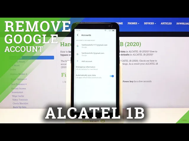 Video thumbnail for How to Log Out From Gmail Account on ALCATEL 1B 2020 – Manage Google Accounts