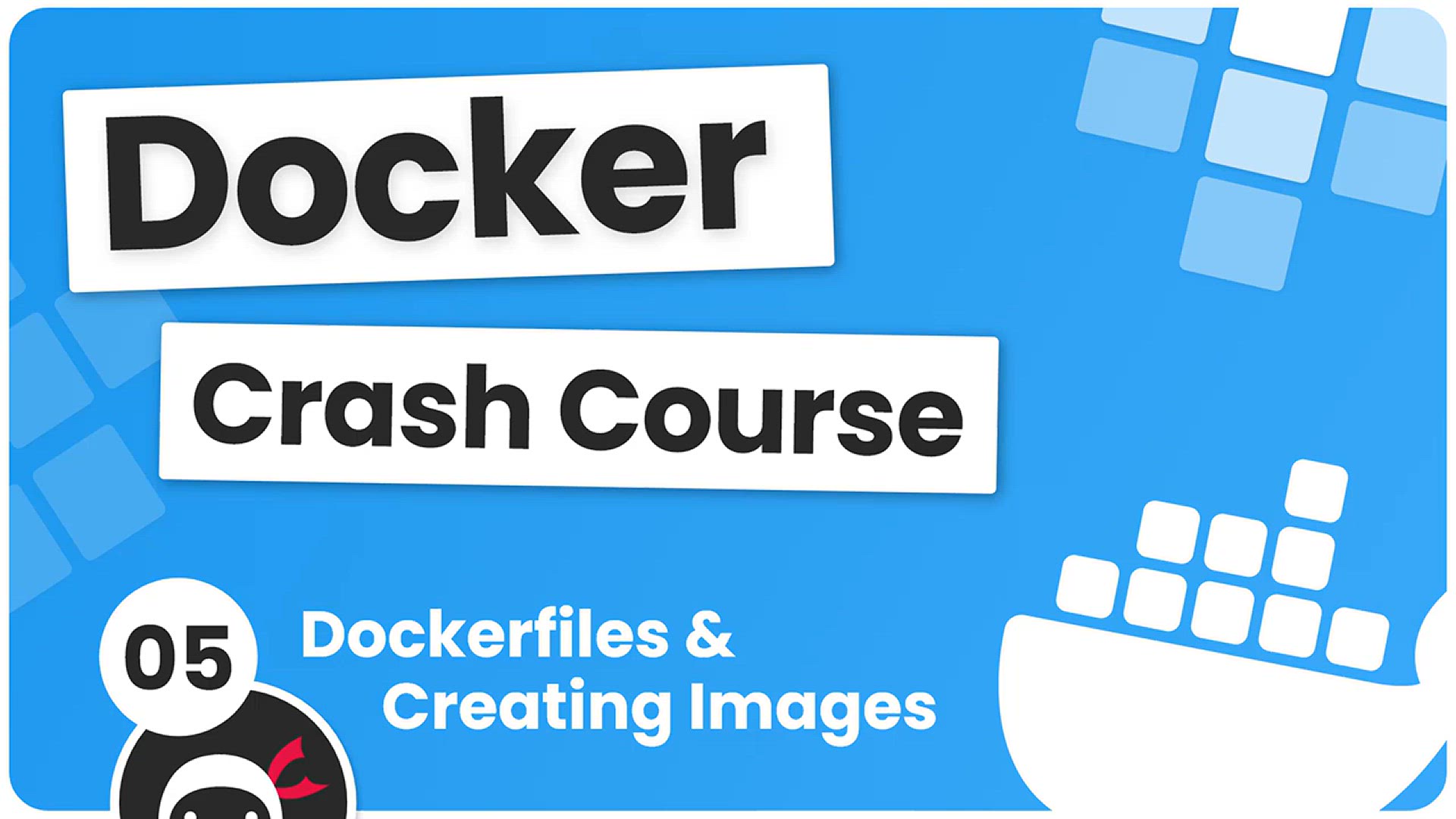 'Video thumbnail for Docker Crash Course #5 - The Dockerfile'