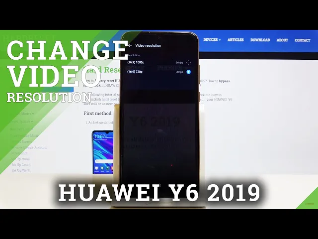 Video thumbnail for How to Change Video Resolution in Huawei Y6 2019 - Adjust Video Quality