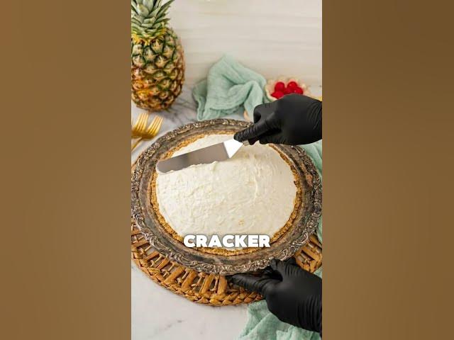Video thumbnail for No-Bake Pineapple Cream Pie | Easy & Creamy Dessert #easyrecipe