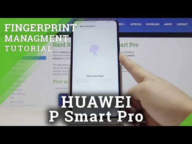 Video thumbnail for How to Add Fingerprint on HUAWEI P Smart Pro – Fingerprint Lock