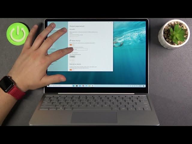 Video thumbnail for How to Enable / Disable Nearby Sharing on MICROSOFT Surface Go - Change Saved Files Location