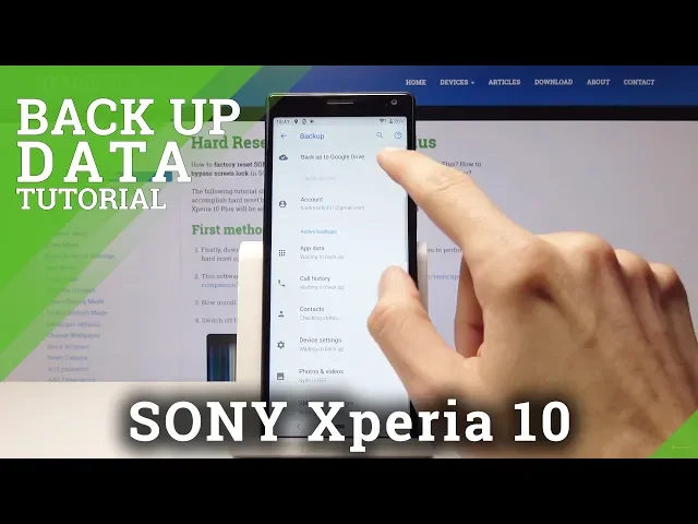 Video thumbnail for How to Enable Google Backup on SONY Xperia 10 - Allow Google Backup