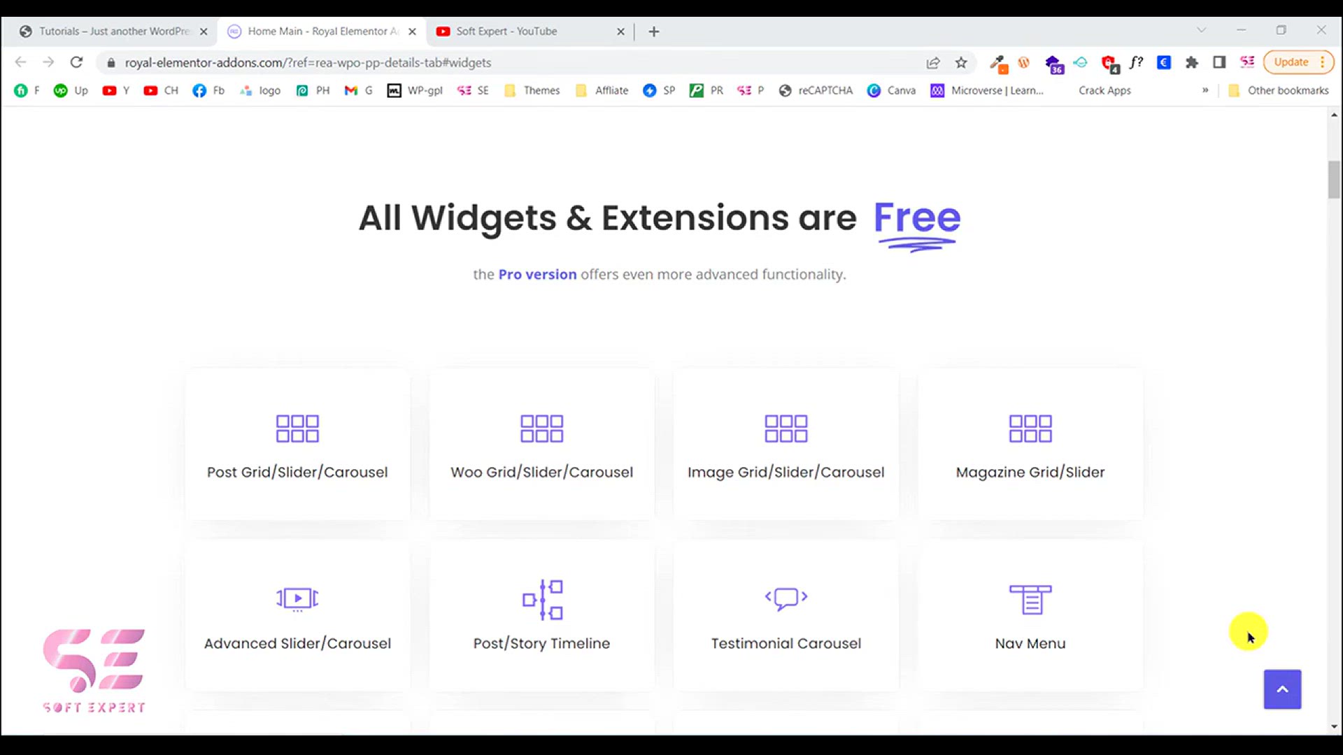 'Video thumbnail for Best Free and Powerful Elementor Addons in 2022'