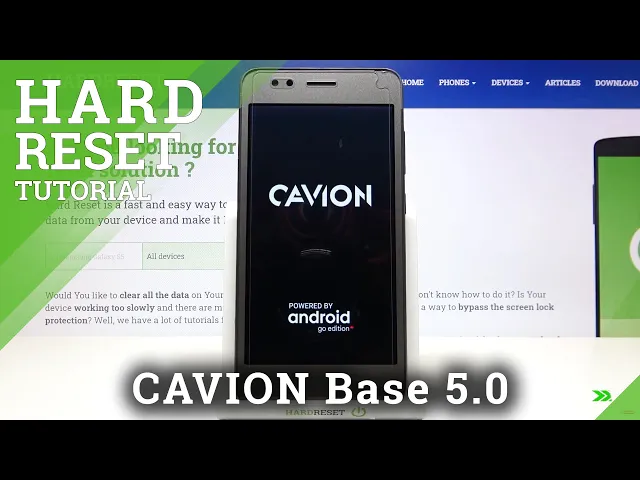 Video thumbnail for How to Hard Reset CAVION Base 5.0 – Wipe Data