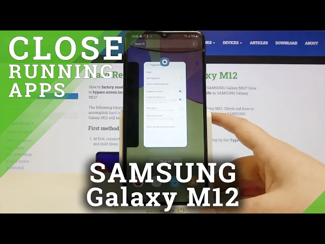 Video thumbnail for How to Turn Off Running Apps on SAMSUNG Galaxy M12 – Disable All Running Apps