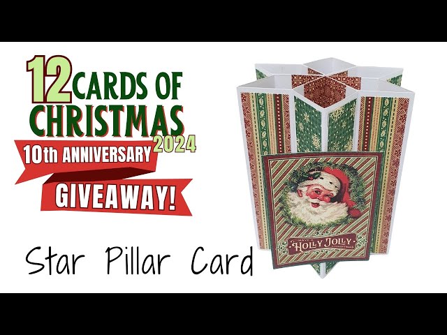 Video thumbnail for 12 Cards of Christmas 2024 - Star Pillar Card