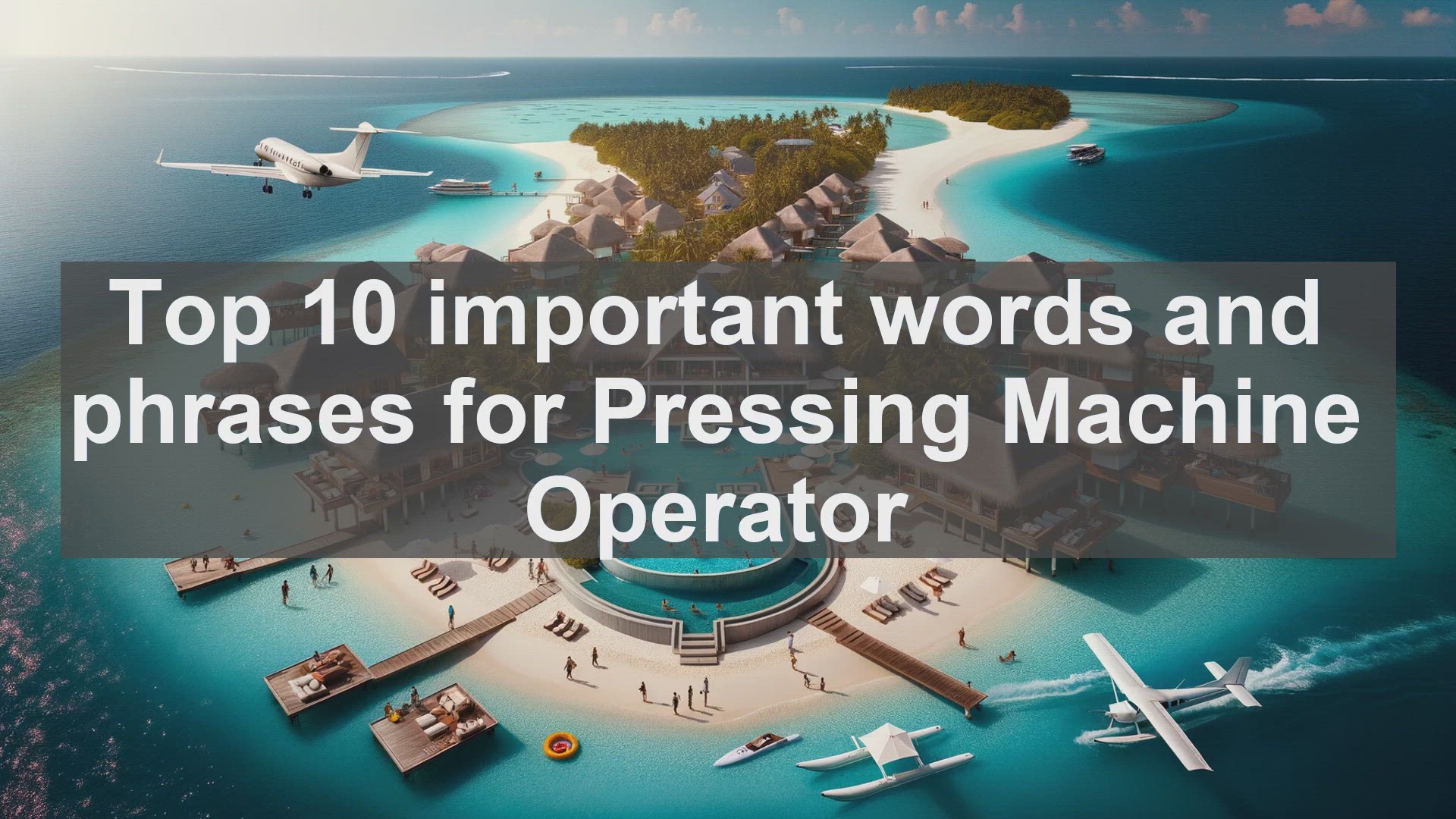 'Video thumbnail for Top 10 important words and phrases for Pressing Machine Operator'