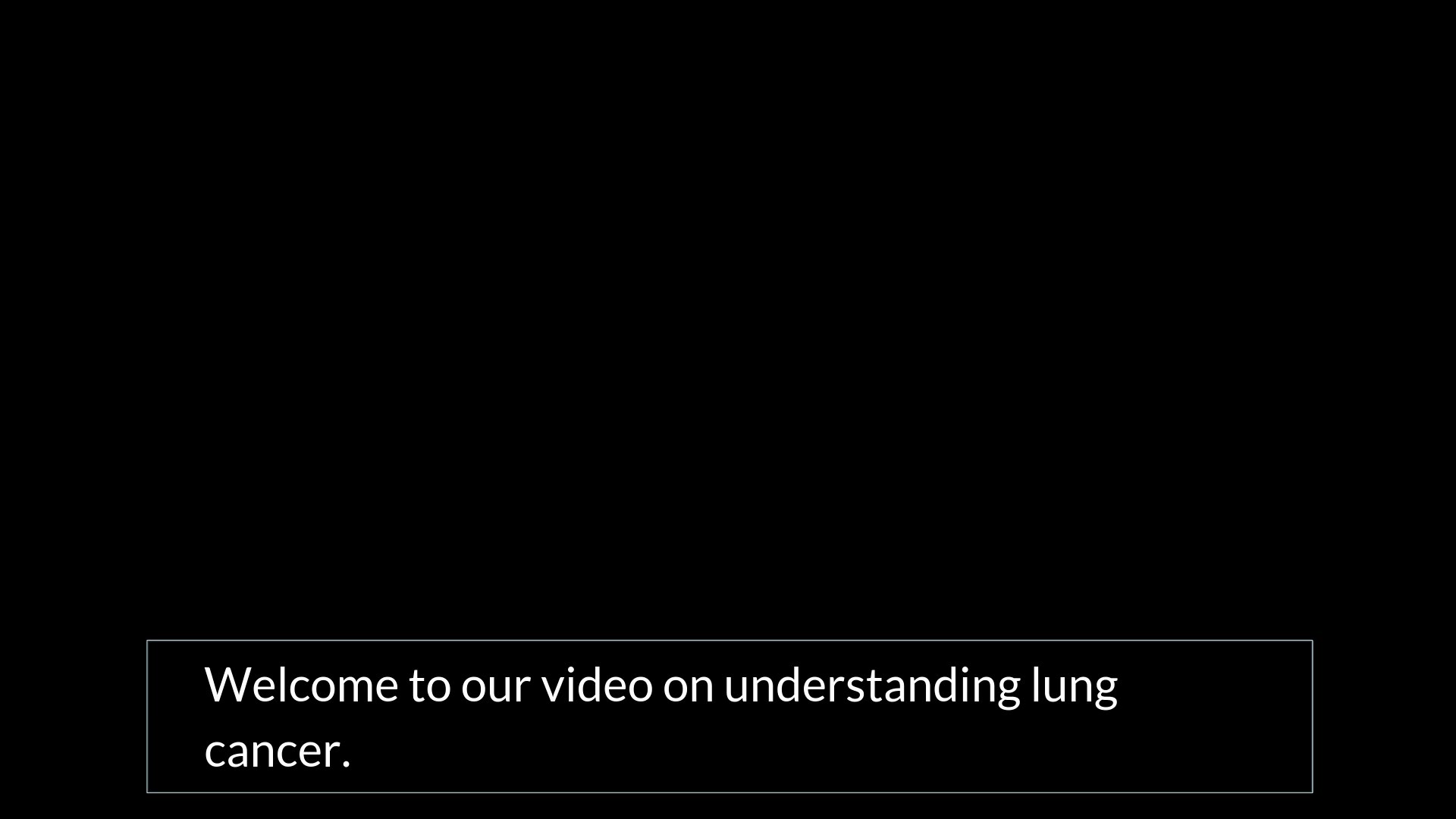 Video thumbnail for Lung Cancer: how does it feel to have lung cancer?
