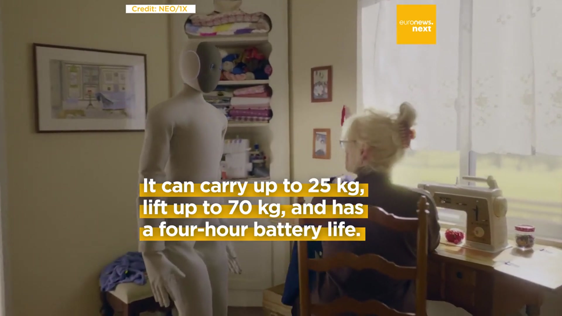 'Video thumbnail for This humanoid robot will be your housekeeper. But would you let it into your home?'