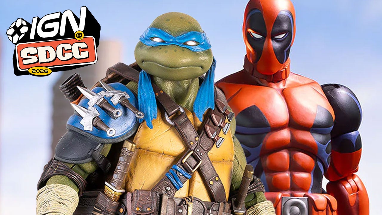 Video thumbnail for TMNT and Deadpool Get Awesome 1/6th Scale Figures From Mondo | Comic Con 2026
