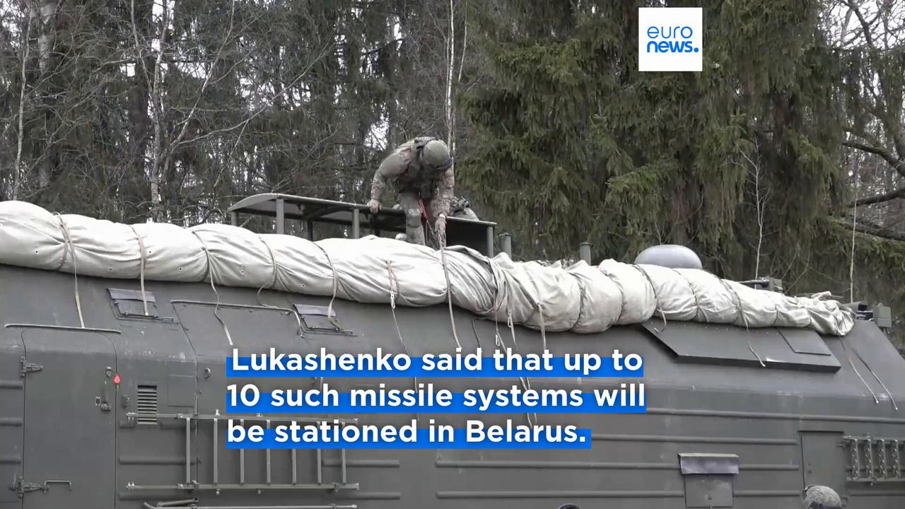 Video thumbnail for Russia shows nuclear-capable Oreshnik missile system deployed in Belarus