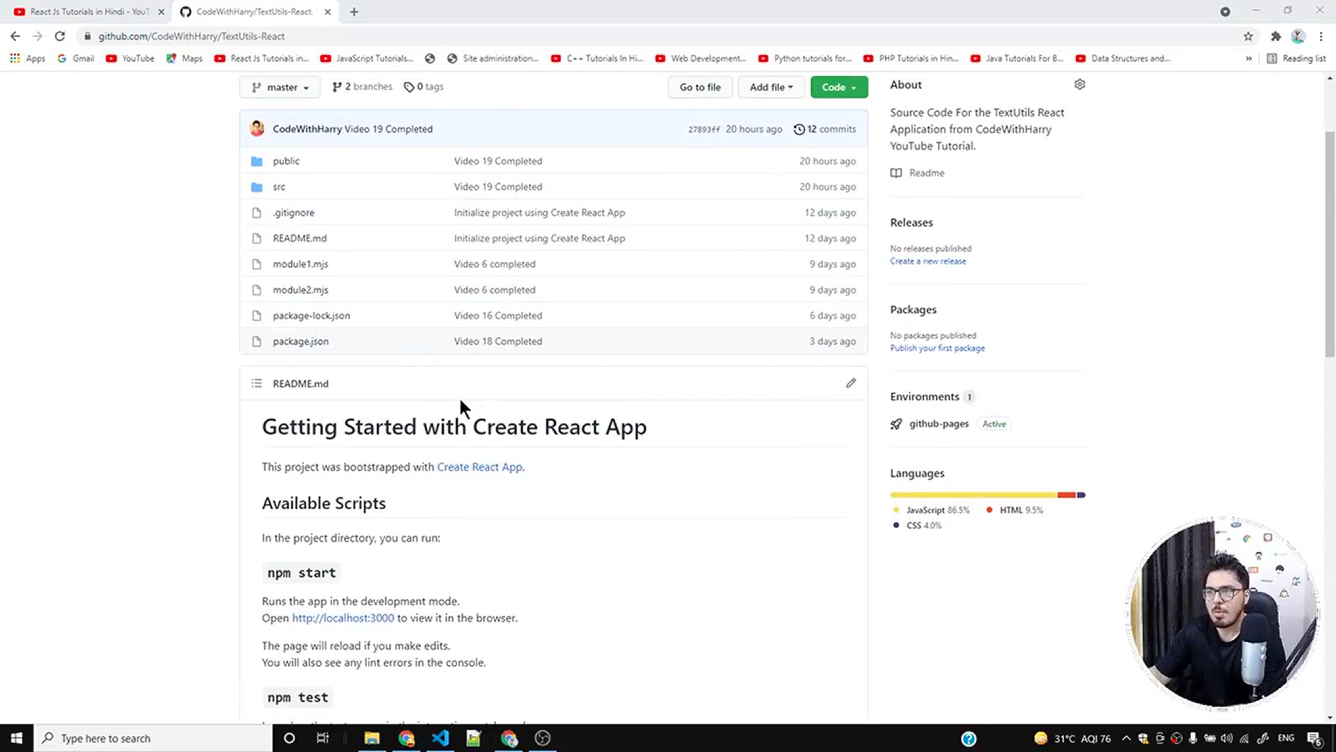 'Video thumbnail for Fixing few more Textutils Issues _ Complete React Course in Hindi #21'