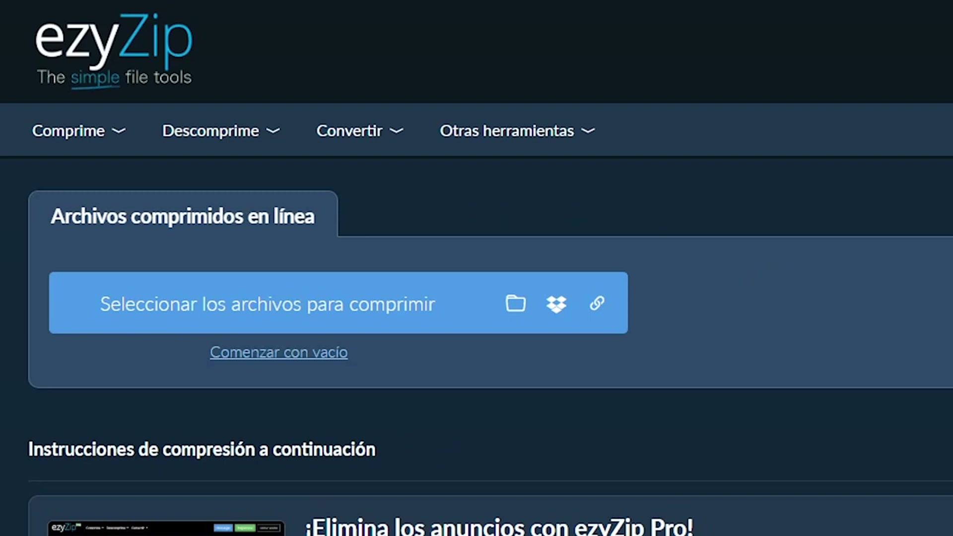 Video thumbnail for 📦 Cómo Crear un Archivo Comprimido con EzyZip en Línea Gratis | Sin Necesidad de Instalar Software