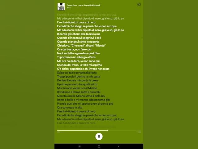 Video thumbnail for Cuore Nero Blind - testo