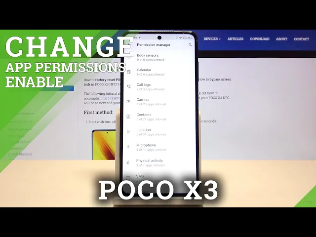 Video thumbnail for How to Manage Apps Permissions on POCO X3 – Change Apps Permissions