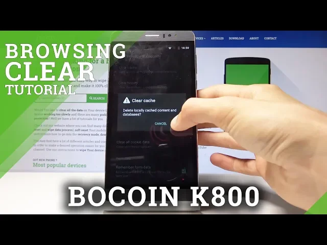 Video thumbnail for How to Reset Browser in BOCOIN K800 - Clear Browsing Data