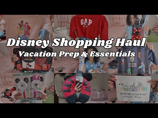 Video thumbnail for Huge Disney Shopping Haul: Vacation Prep & Disney Essentials