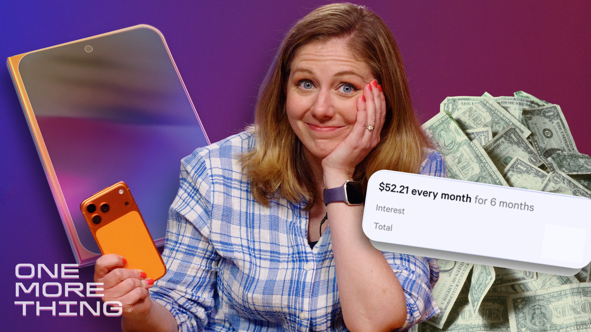 Video thumbnail for Here’s How Apple Gets Folks to Pay More for a Folding iPhone