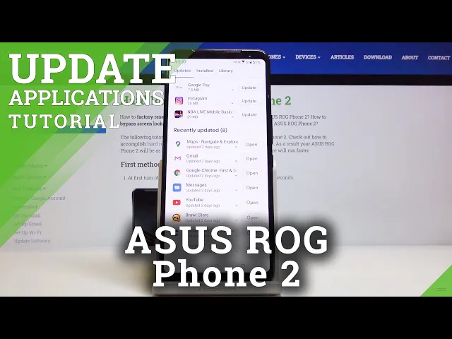 Video thumbnail for How to Update Apps in ASUS ROG Phone 2 – Newest App Version