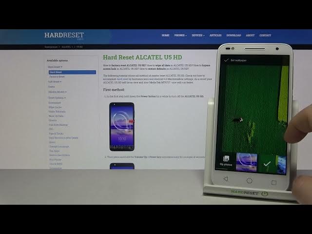 Video thumbnail for All Available Wallpapers on ALCATEL U5 HD – Set Up Wallpaper