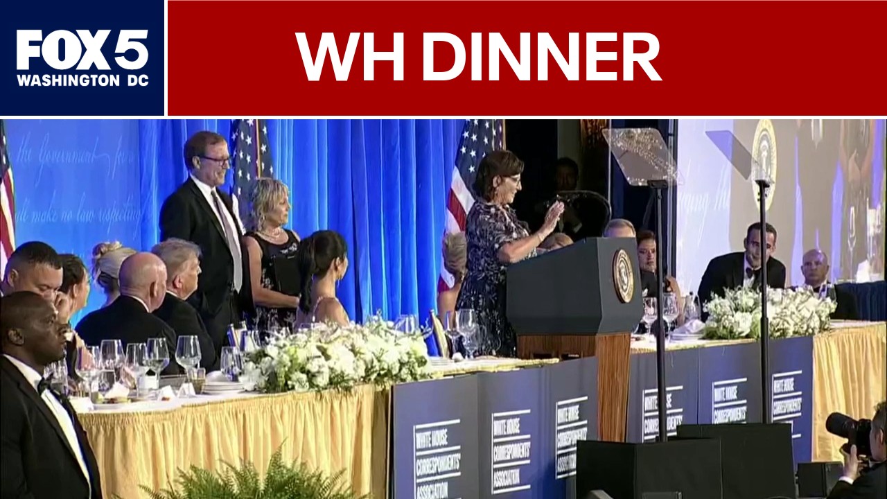 Video thumbnail for White House Correspondents’ Association presents awards during rescheduled dinner