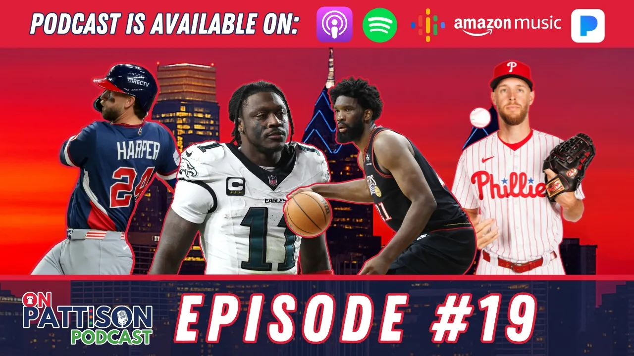 Video thumbnail for OnPattison Podcast: Why are Eagles fans so defensive about A.J. Brown? + thoughts on Bryce Harper