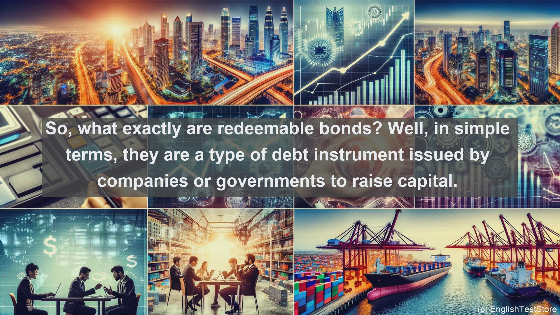 'Video thumbnail for Redeemable bond in economics and finance'