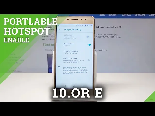 Video thumbnail for How to Activate Portable Hotspot in 10 OR E - Share Wi-Fi Network