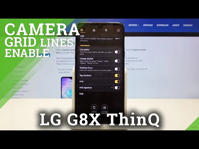 Video thumbnail for How to Use Grindlines in LG G8X ThinQ – Turn On Gindlines
